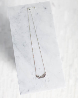 winging it necklace silver kyndra jade